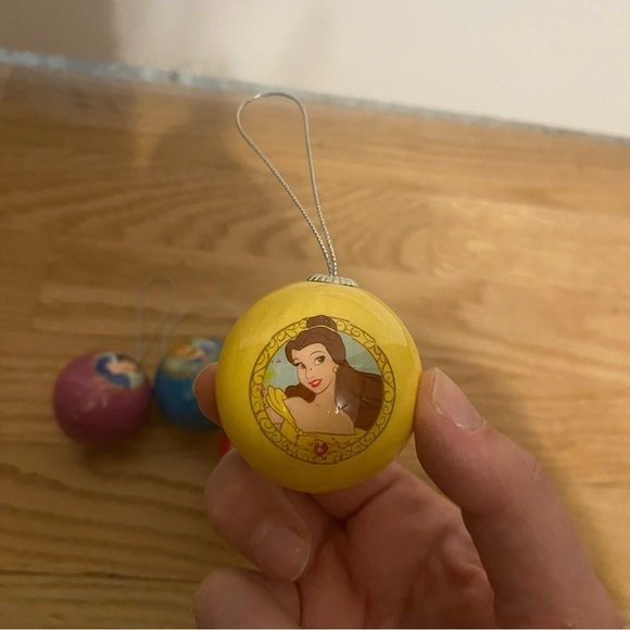 Disney Princess Ball Christmas Ornament Set Bundle Belle Snow White Cinderella - Picture 5 of 8